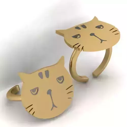 3d-model cat ring