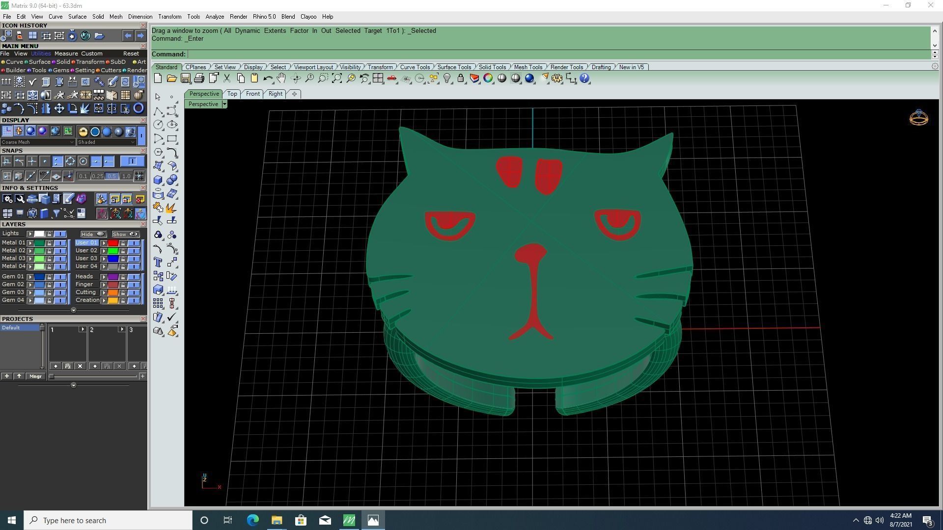 3d-model cat ring 3D print model_7