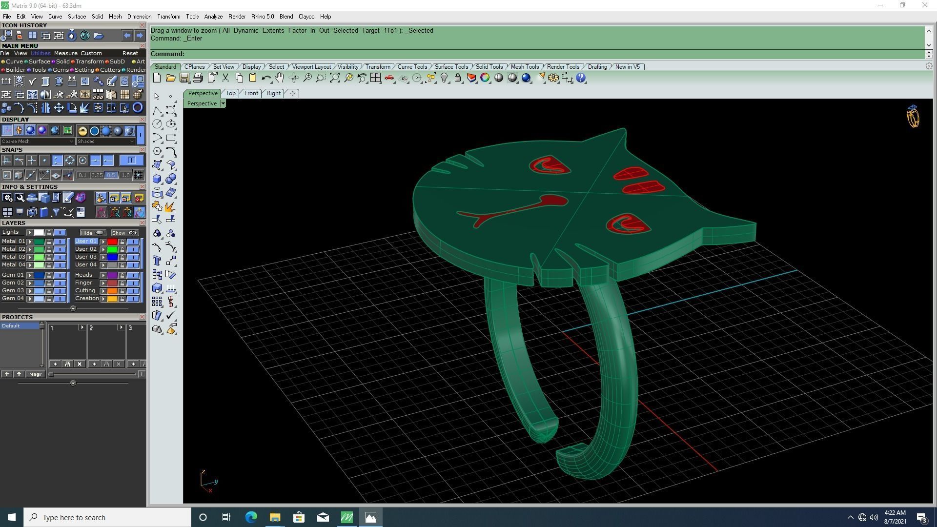 3d-model cat ring 3D print model_6