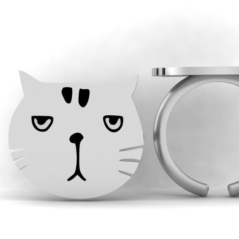 3d-model cat ring 3D print model_1