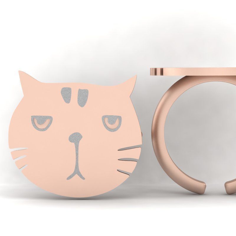 3d-model cat ring 3D print model_11