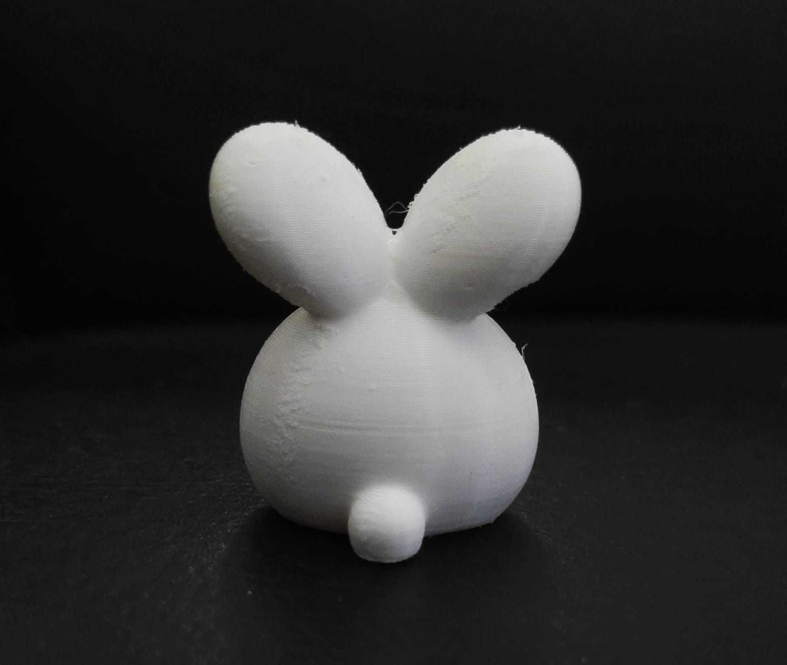 Cute Round Bunny 3D print model_6