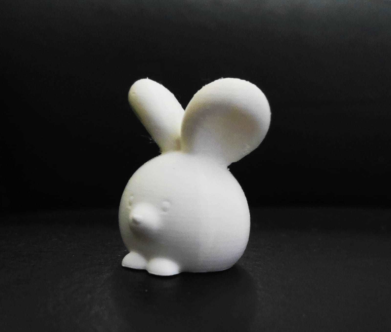Cute Round Bunny 3D print model_8