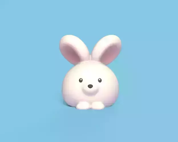 Cute Round Bunny