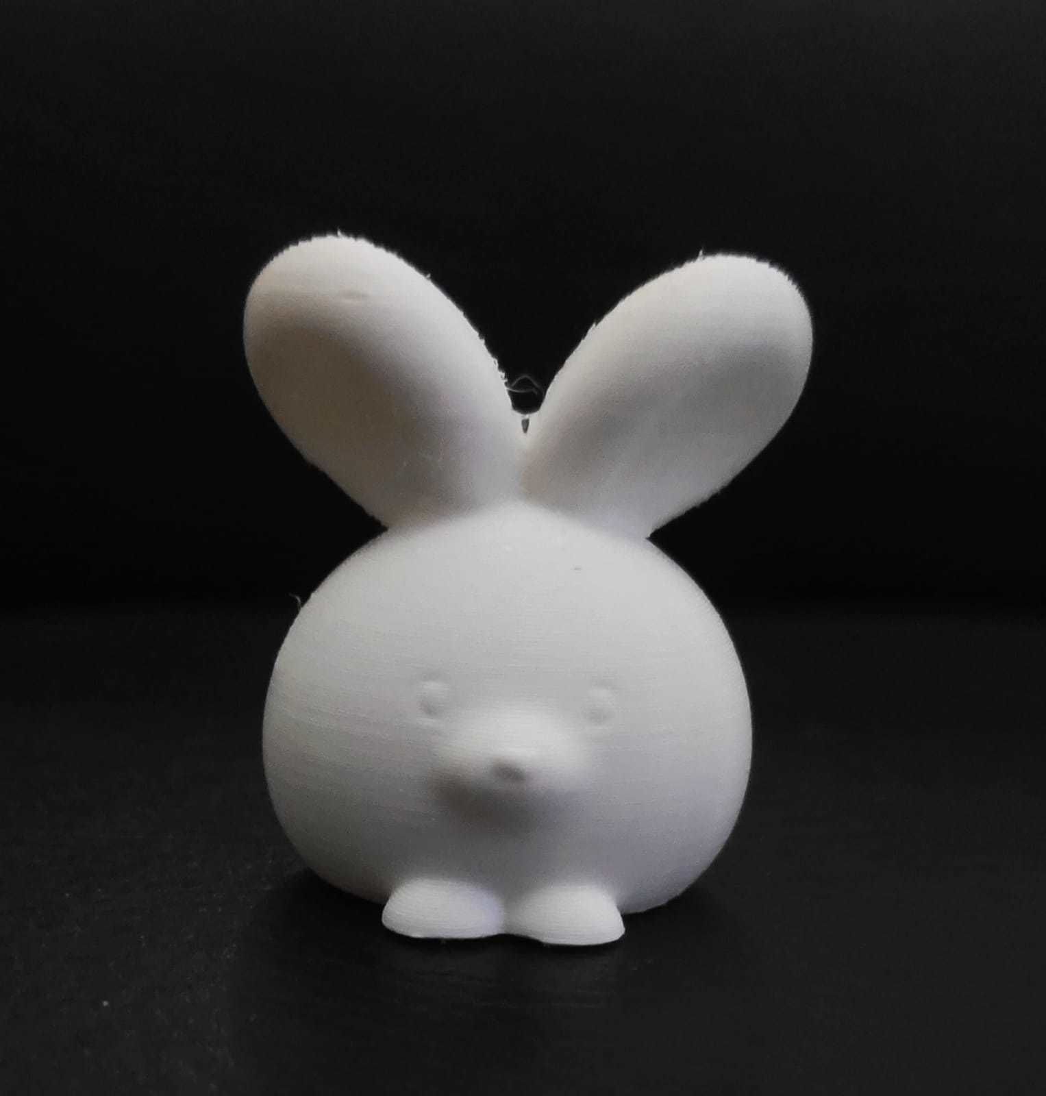 Cute Round Bunny 3D print model_9