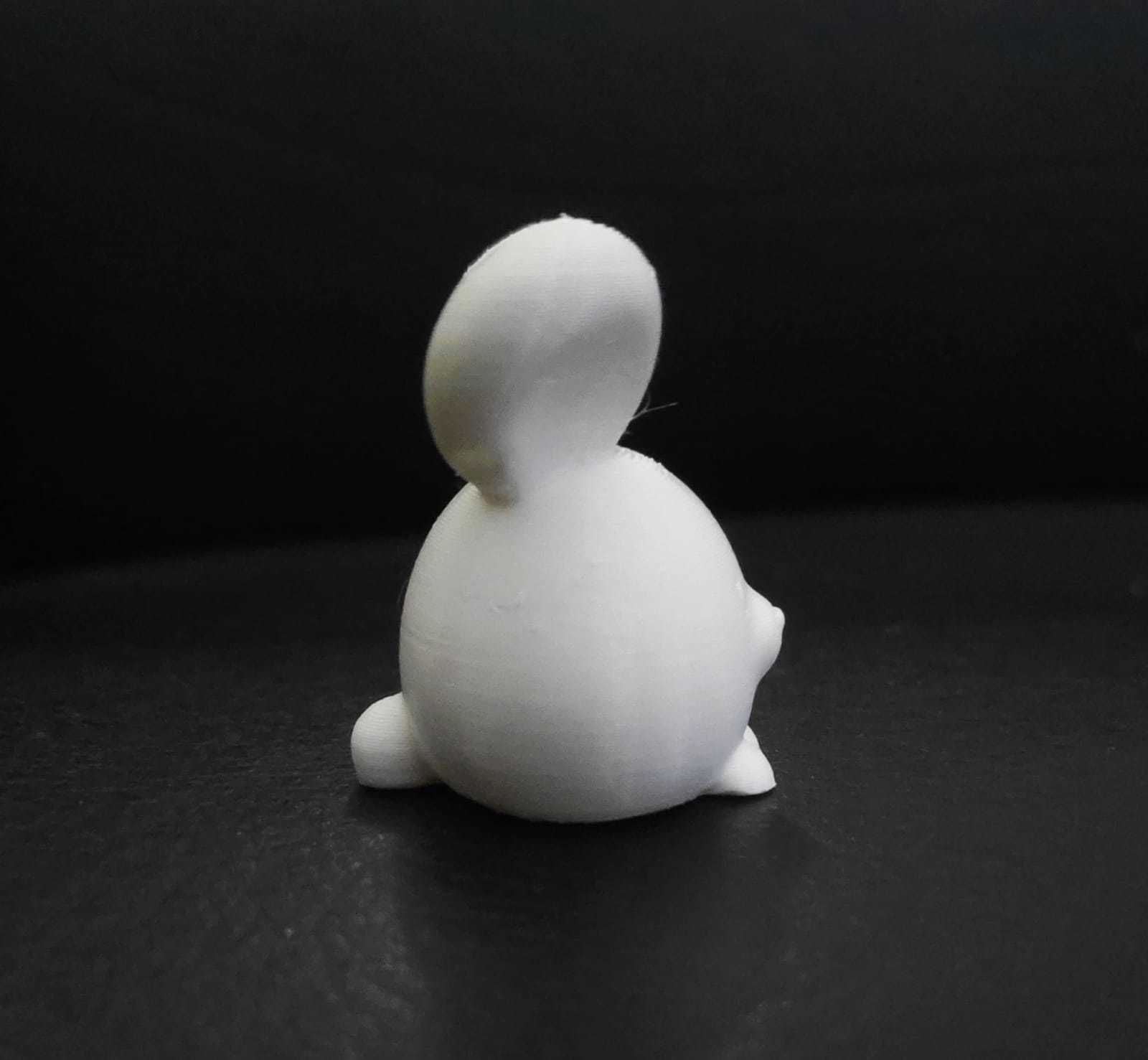 Cute Round Bunny 3D print model_5