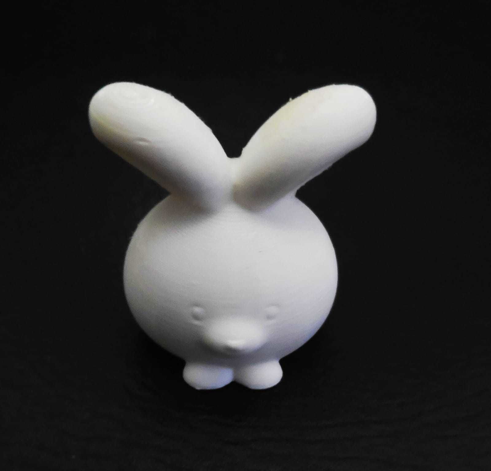 Cute Round Bunny 3D print model_10