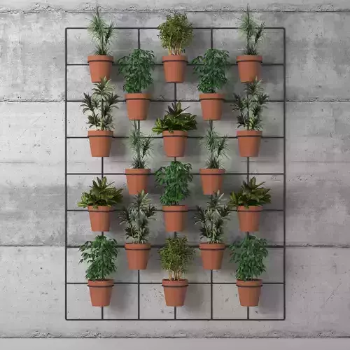 Pots On Wall