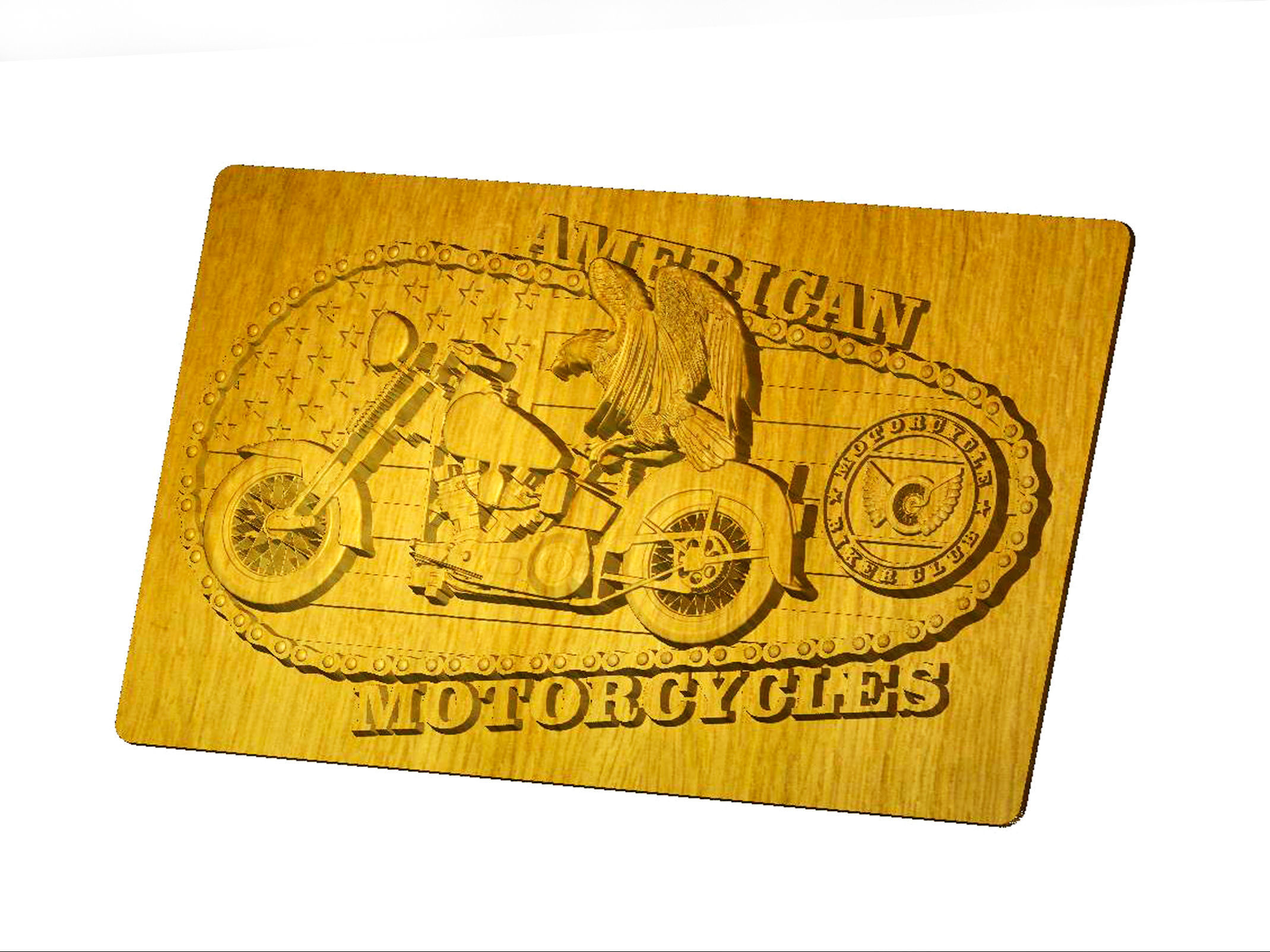 Motorcycle America 3d model for cnc machines and 3d printers 3D model_14
