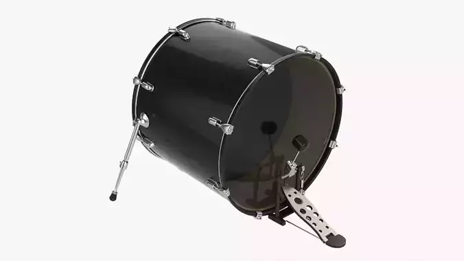 Bass drum acoustic  3D model
