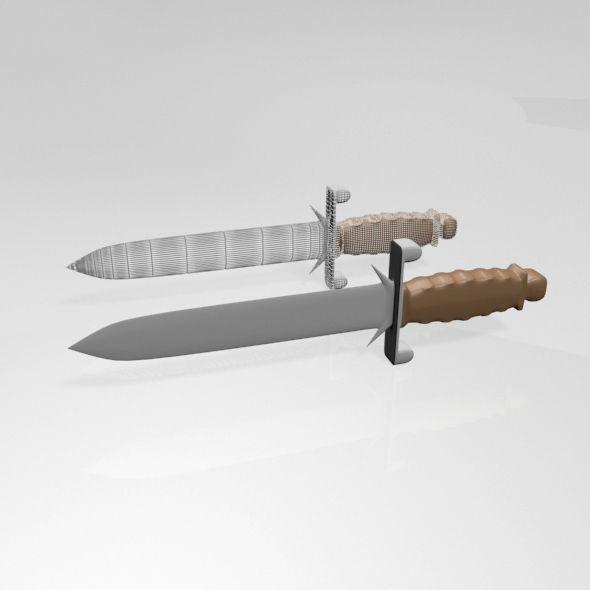 Dagger 01 3D model_7