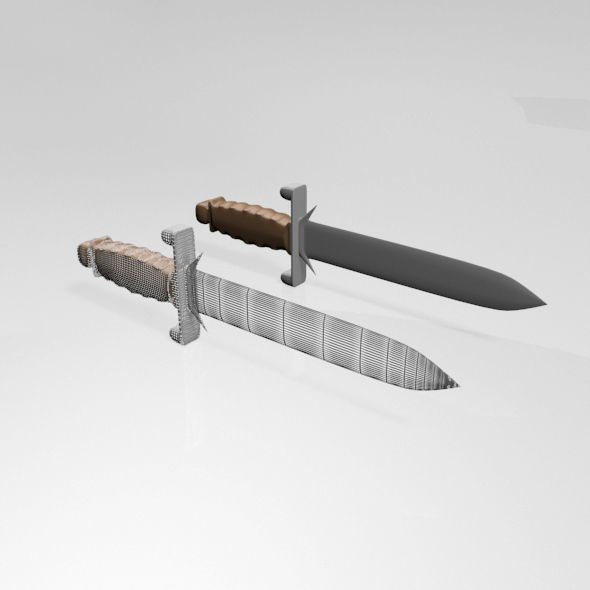 Dagger 01 3D model_11