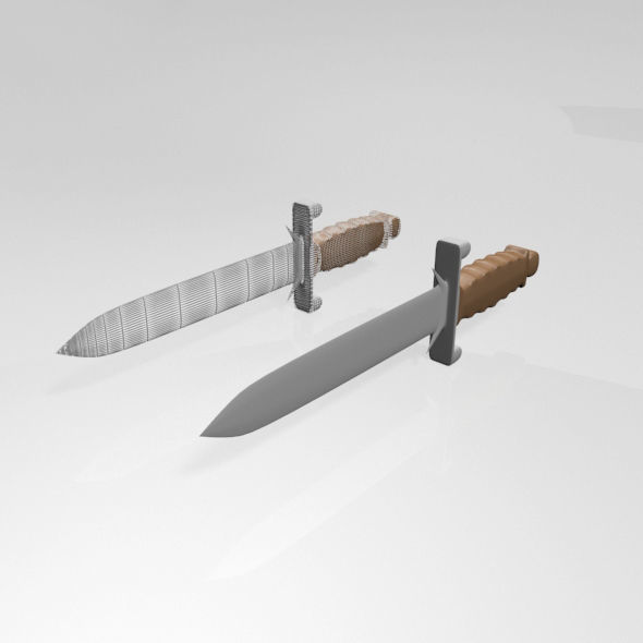Dagger 01 3D model_8