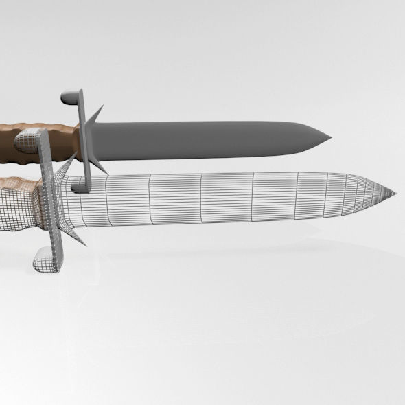 Dagger 01 3D model_4
