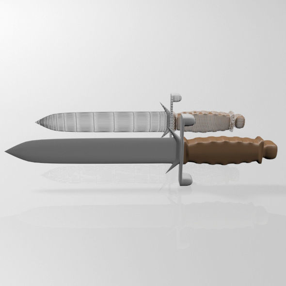 Dagger 01 3D model_1