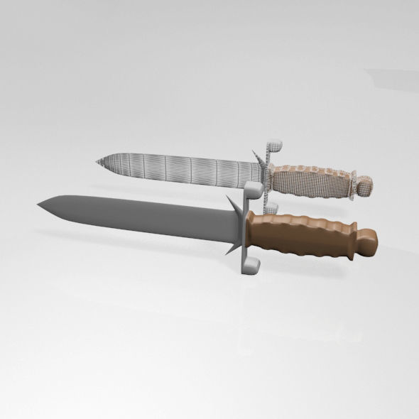 Dagger 01 3D model_6