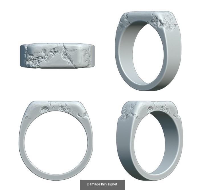 Stone and damage rings collection _2