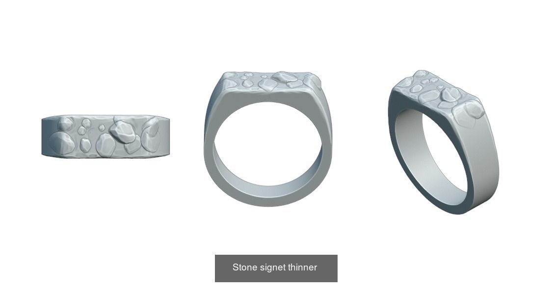 Stone and damage rings collection _5