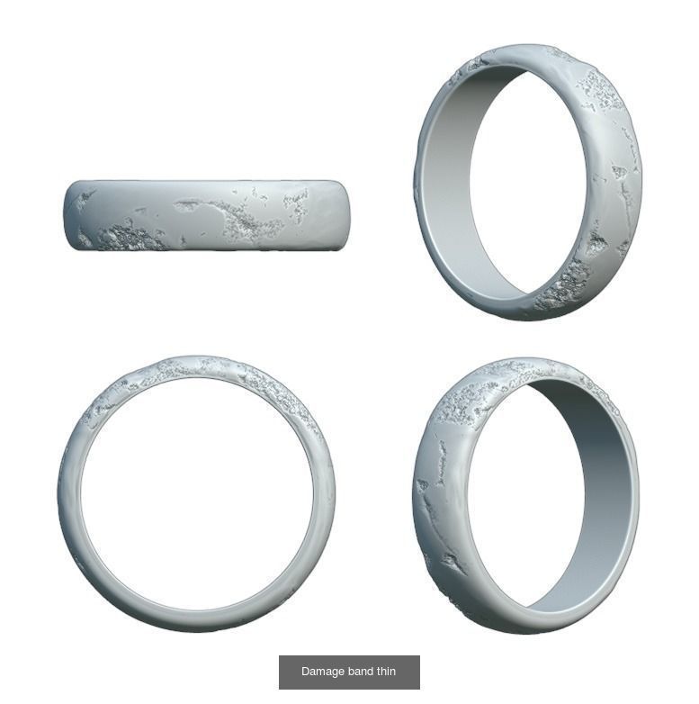 Stone and damage rings collection _3