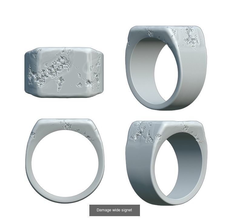 Stone and damage rings collection _1