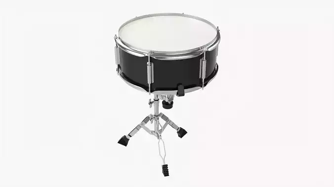 Snare drum acoustic on stand