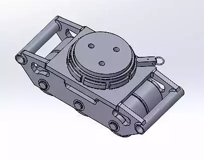 9 ton Roller Dolly Bull Dolly Machinery Skate for manufacturing 