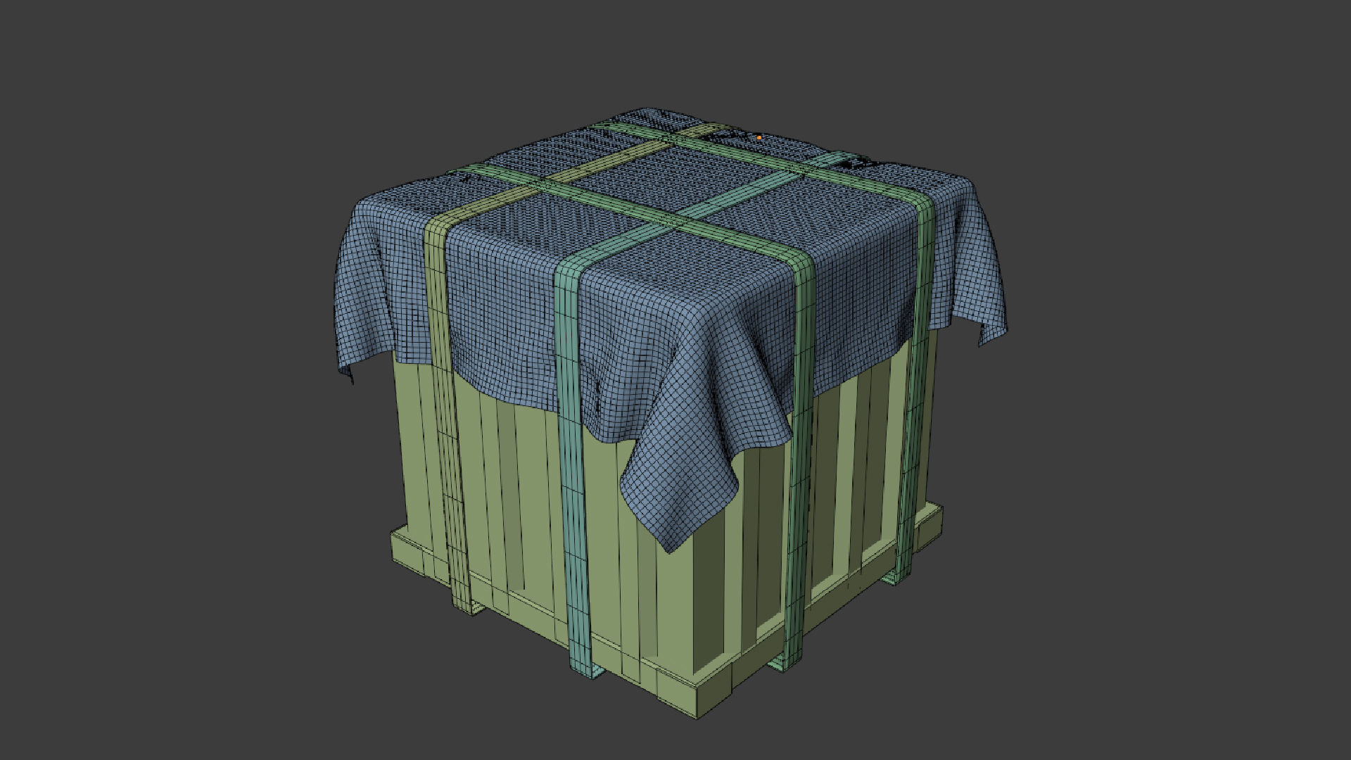 Big Air Drop Low-poly 3D model_13