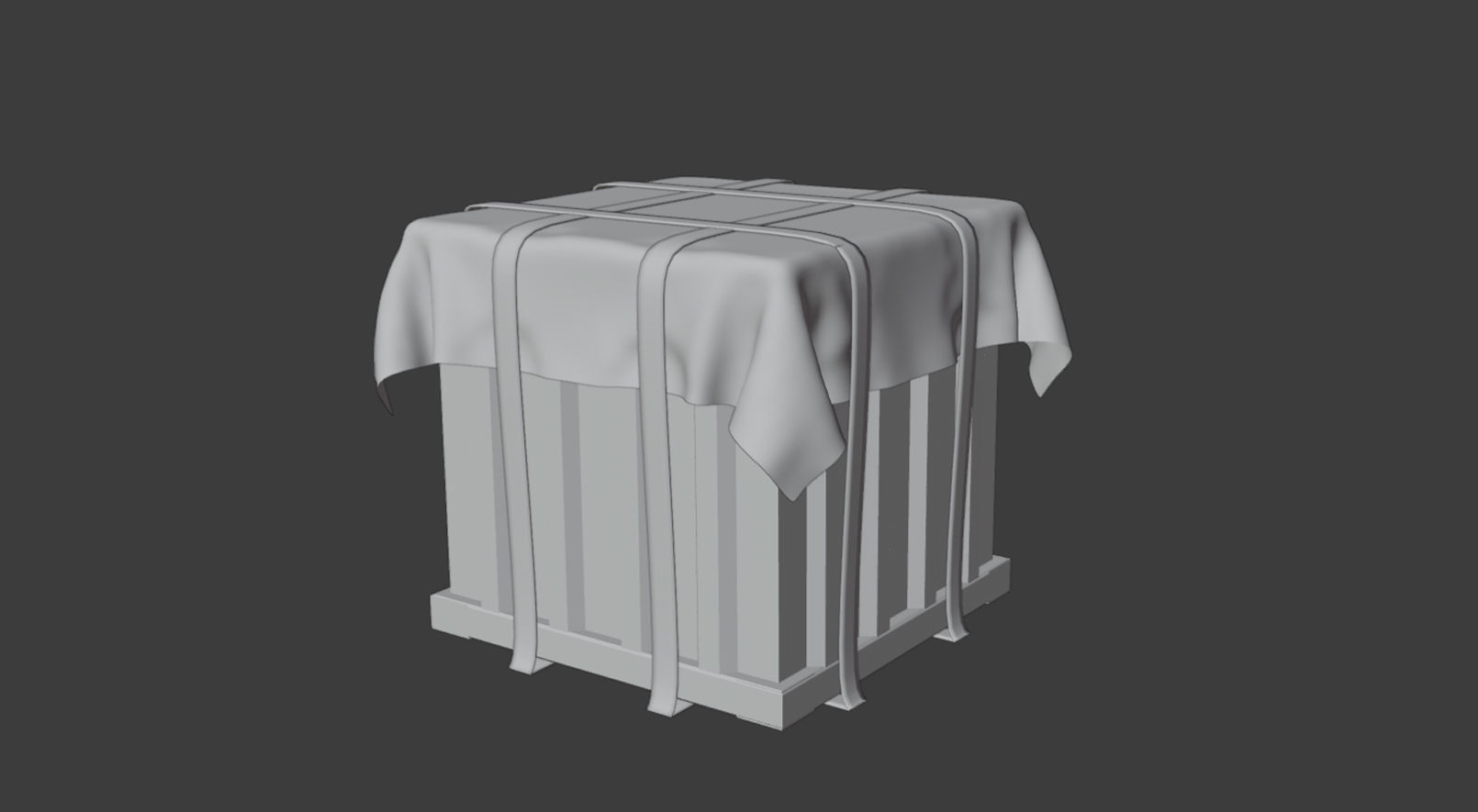 Big Air Drop Low-poly 3D model_7