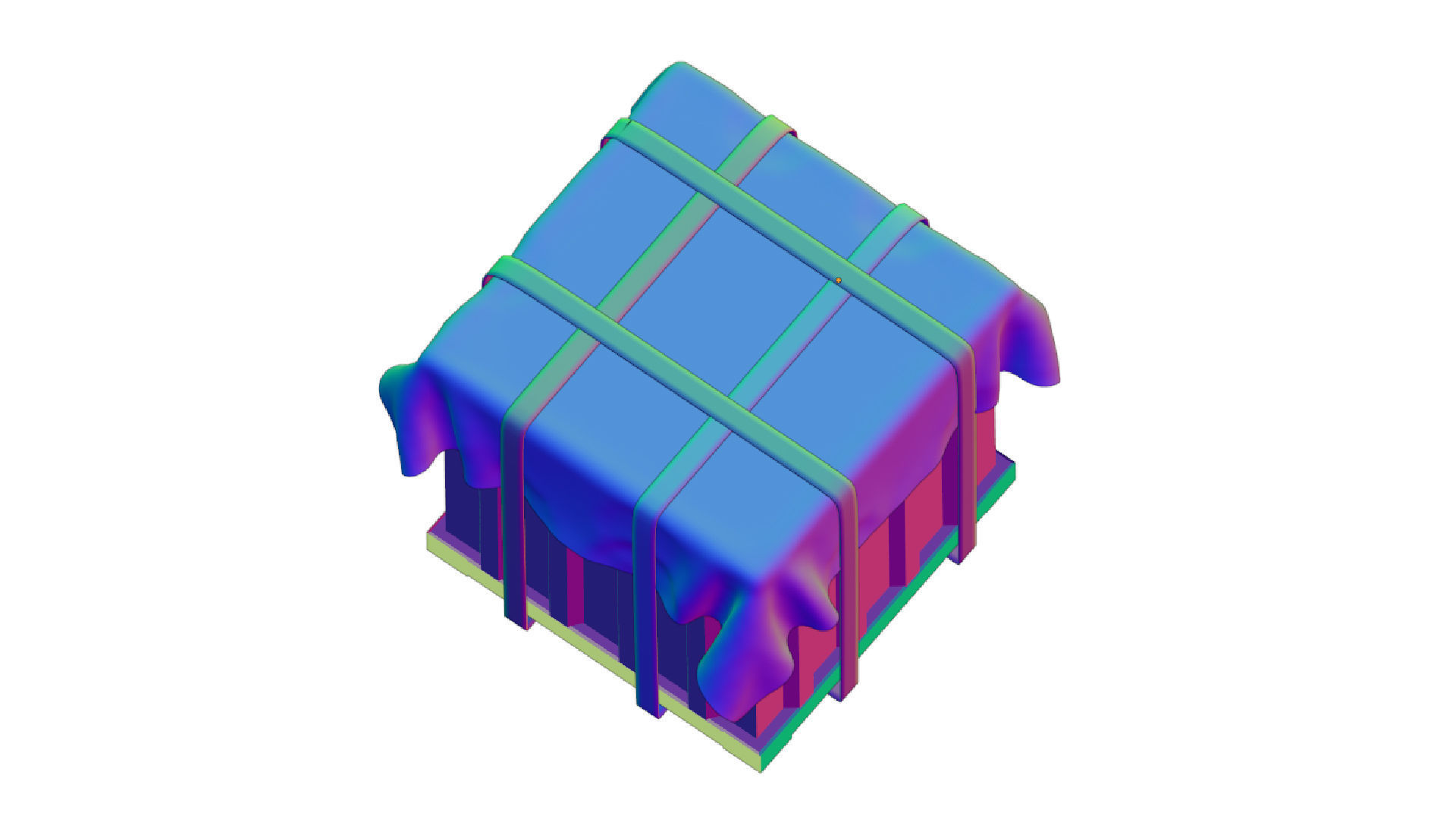 Big Air Drop Low-poly 3D model_10