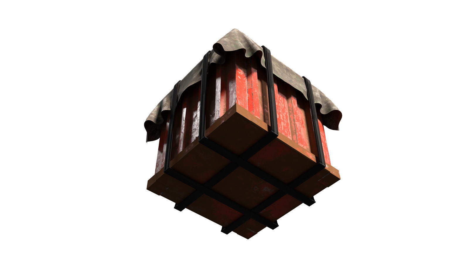 Big Air Drop Low-poly 3D model_2