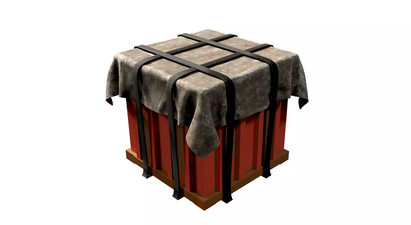 Big Air Drop Low-poly 3D model_0