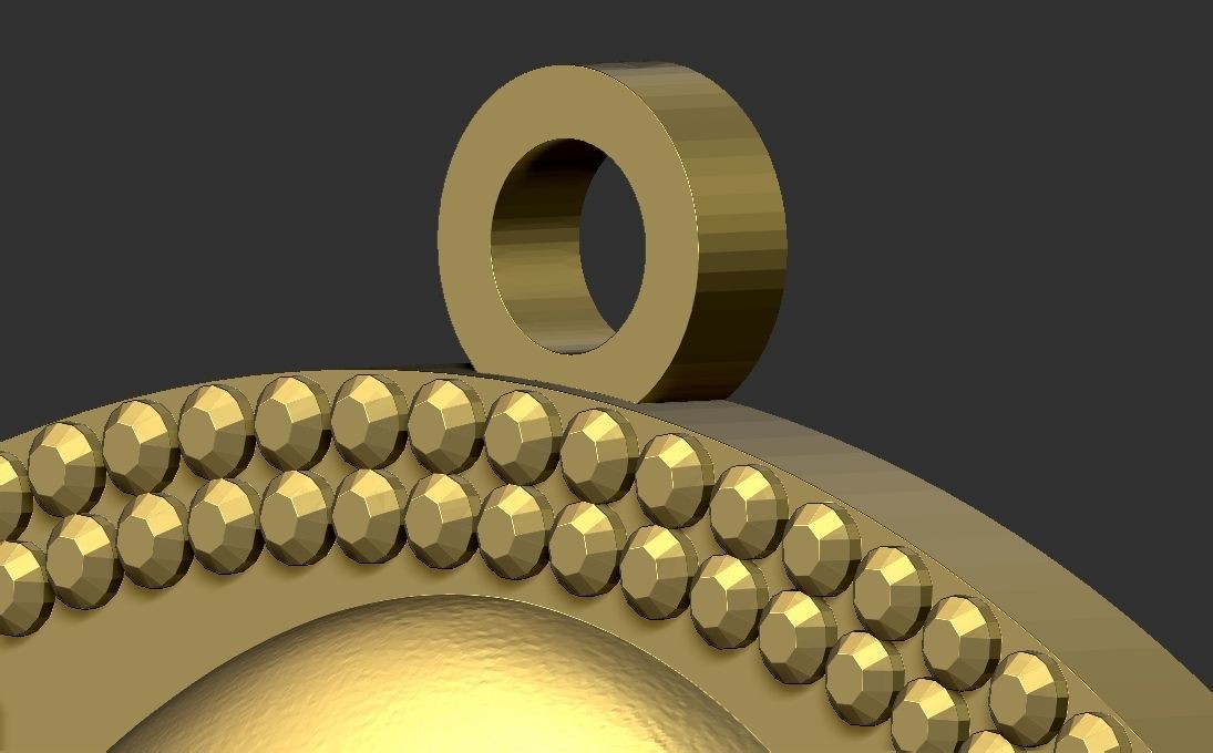 Jeff Bezos medallion pendant 3D printing ready stl obj 3D print model_24