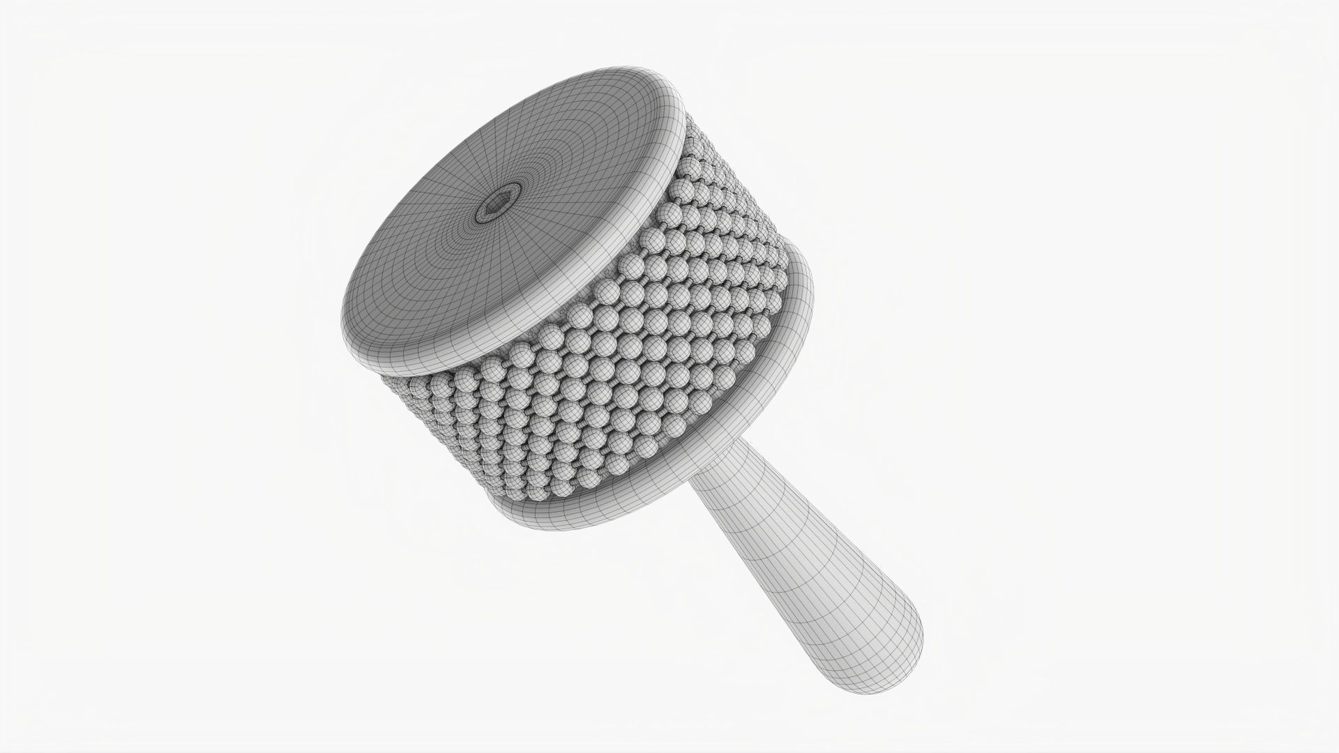 Cabasa light 3D model_7