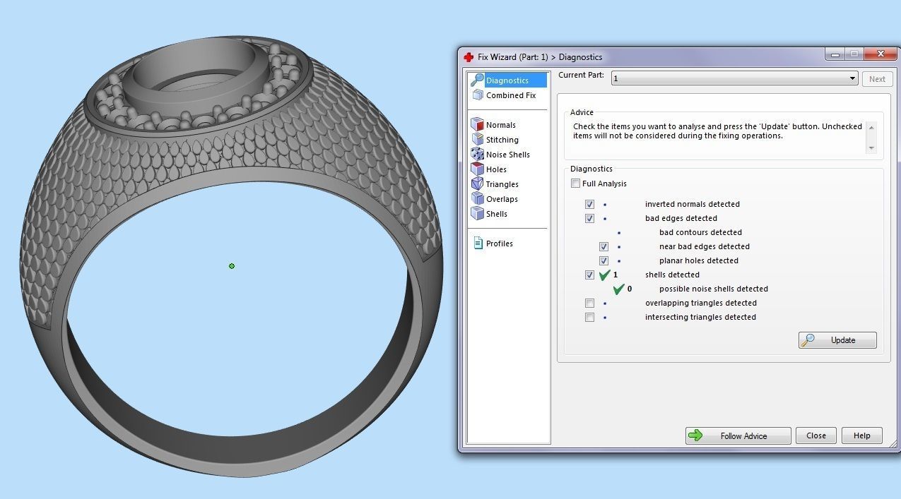 stylish mens signet ring with a pattern and a black stone 3D print model_6