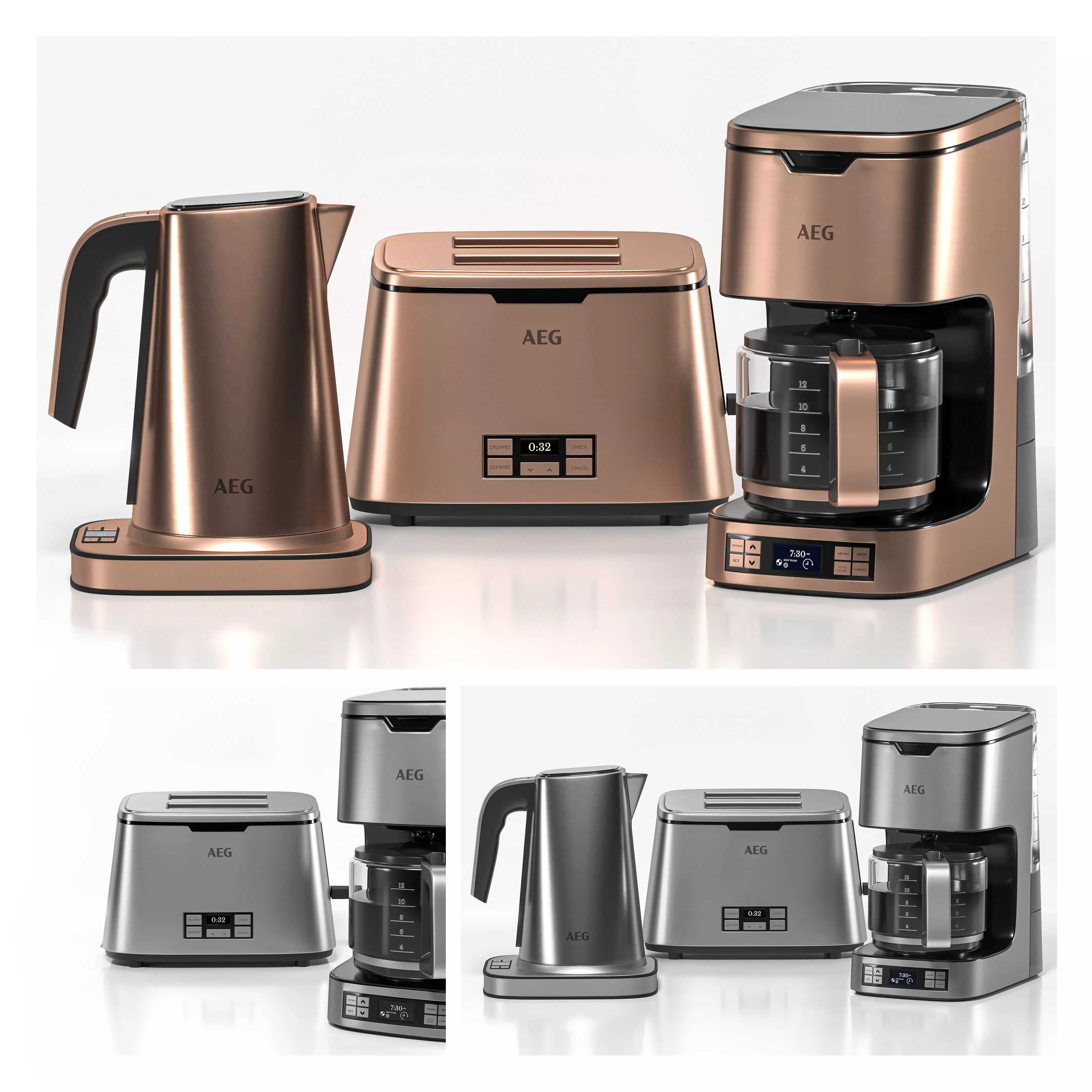 AEG Appliances Set 3D model_0