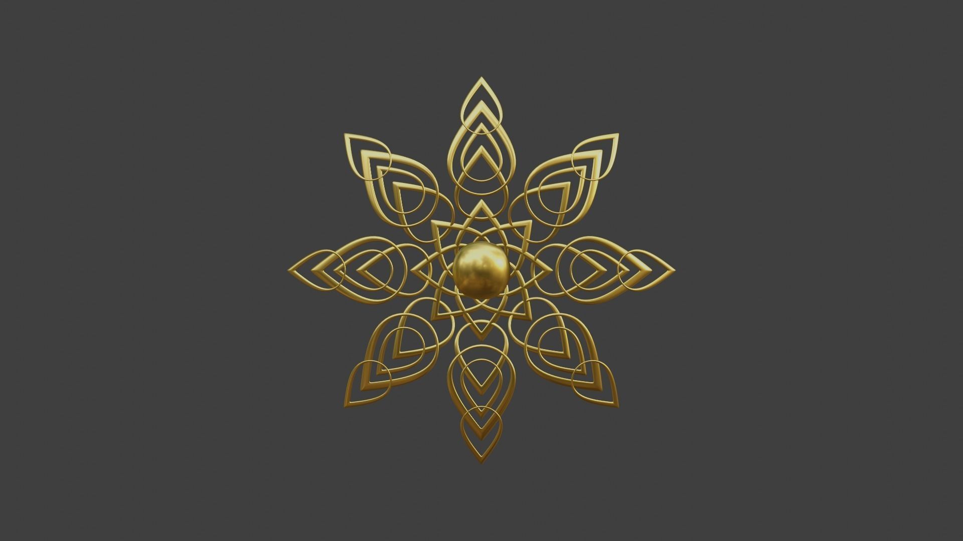 Ear Rings 3D model_1