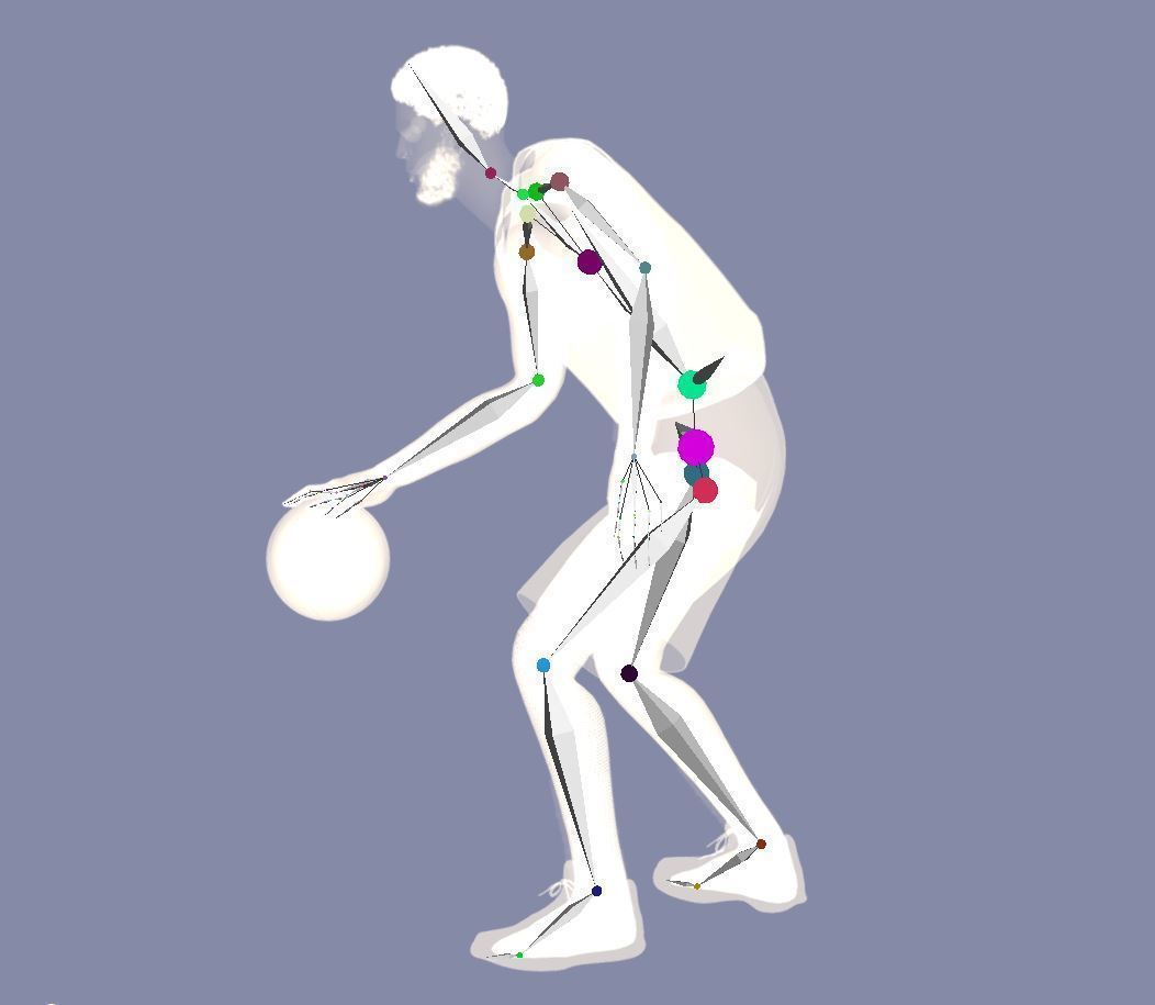 3D Rigged Devin Booker NBA Low-poly 3D model_9