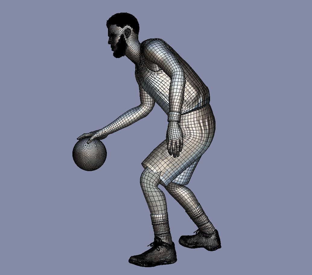3D Rigged Devin Booker NBA Low-poly 3D model_8