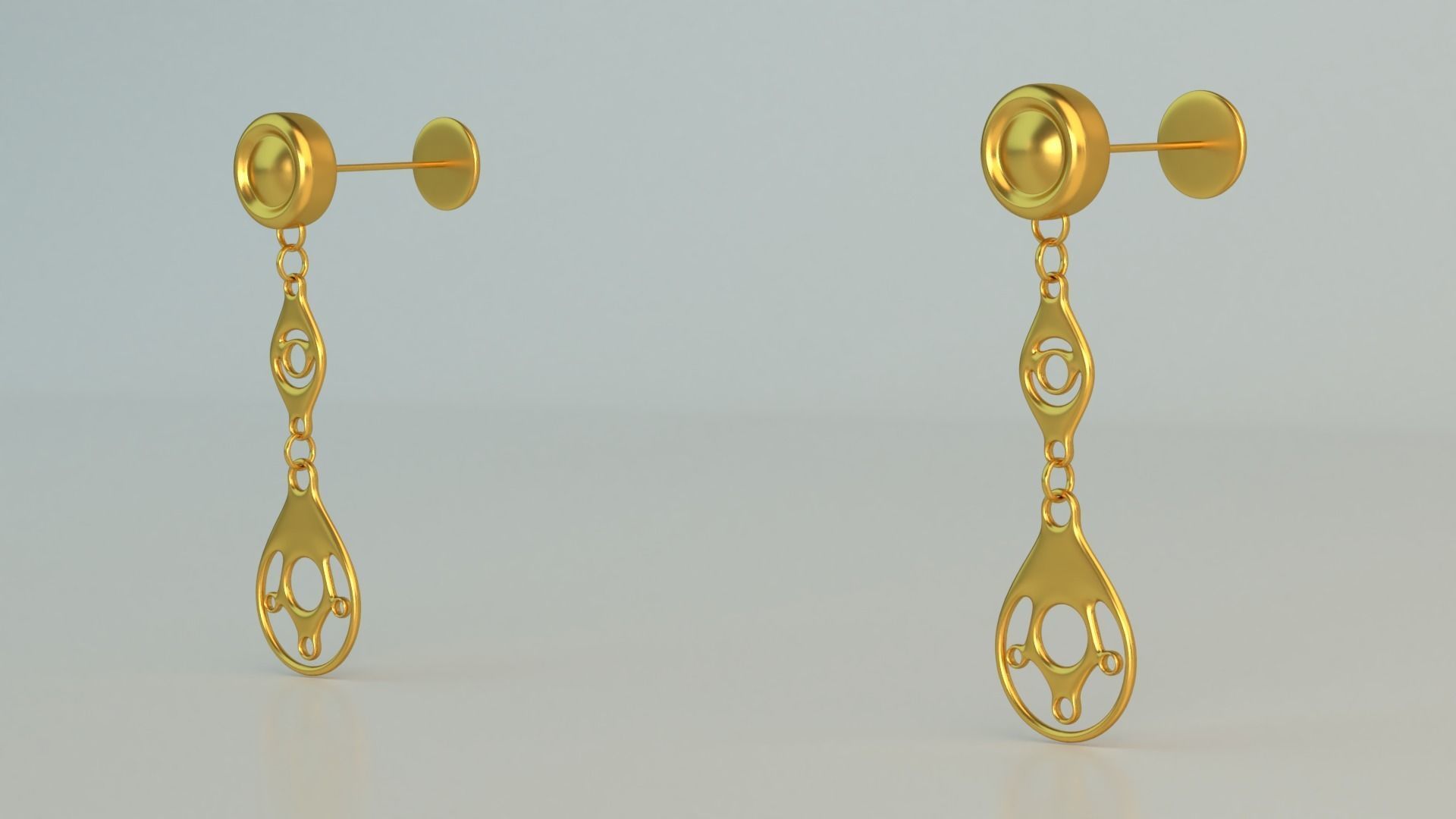 Ear Rings 3D model_2