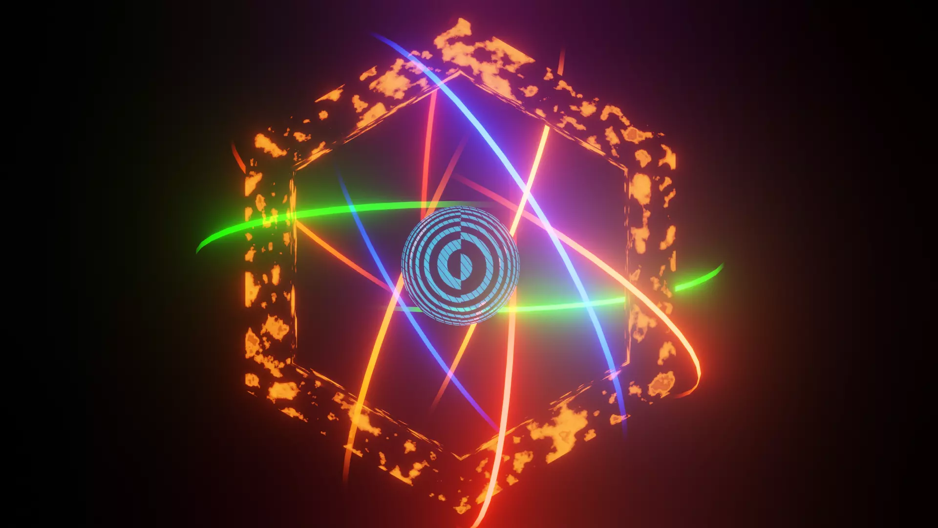 Trail light animation with some 3d model 3D model_0