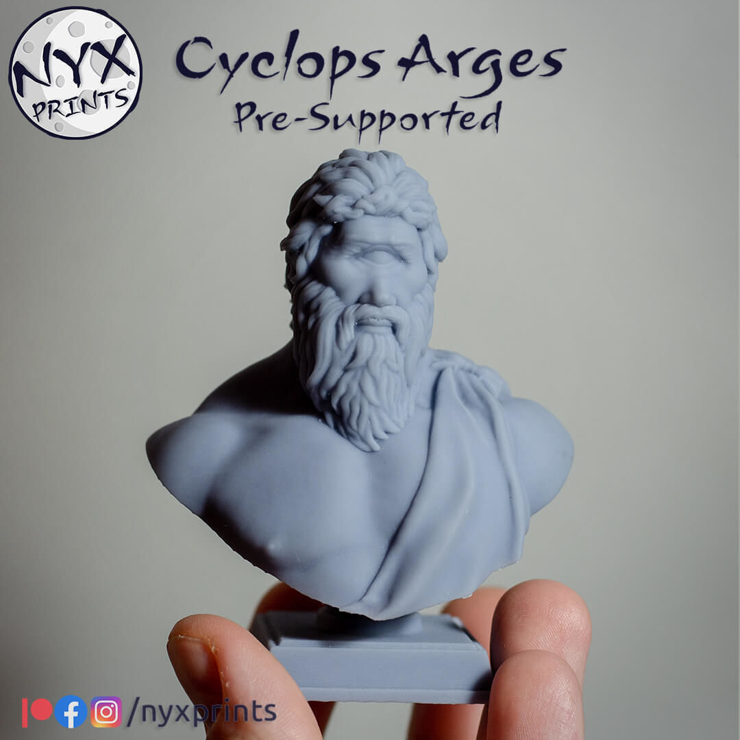 Cyclops Arges 3D Printable Mythological Sculpture  3D print model_13