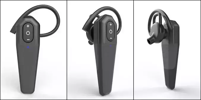 Bluetooth Headset   M5  Low-poly 3D model