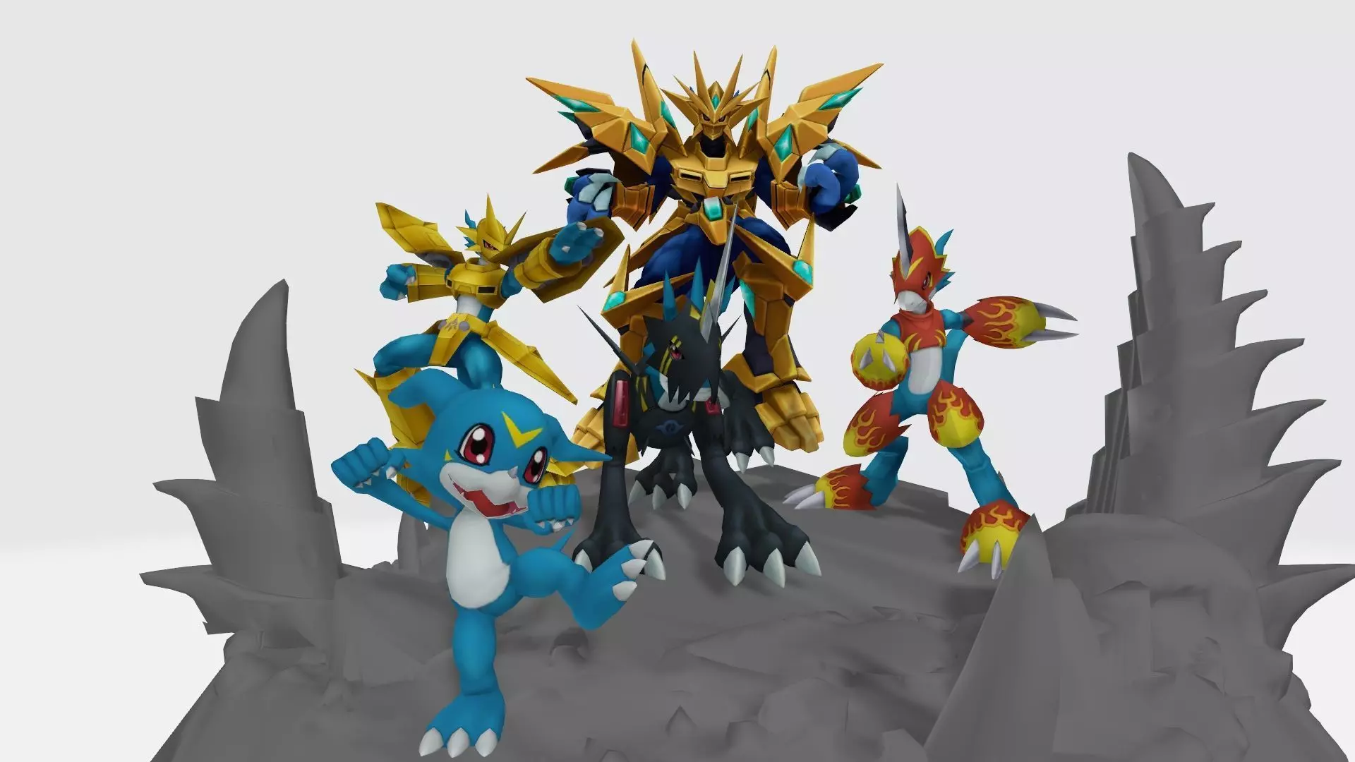 All V MON 3D print model_0