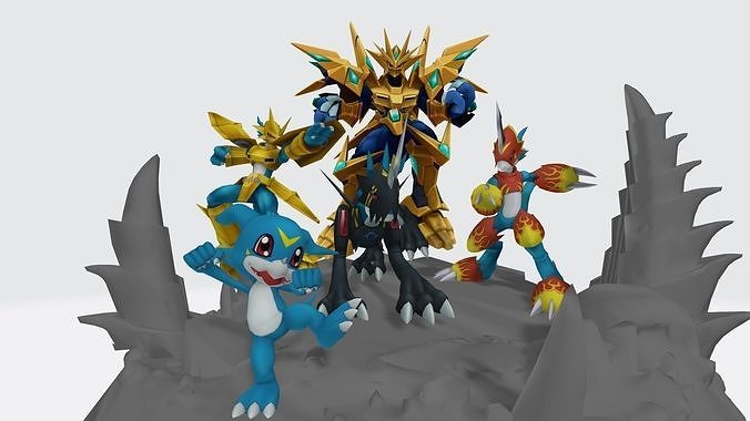 All V MON 3D print model