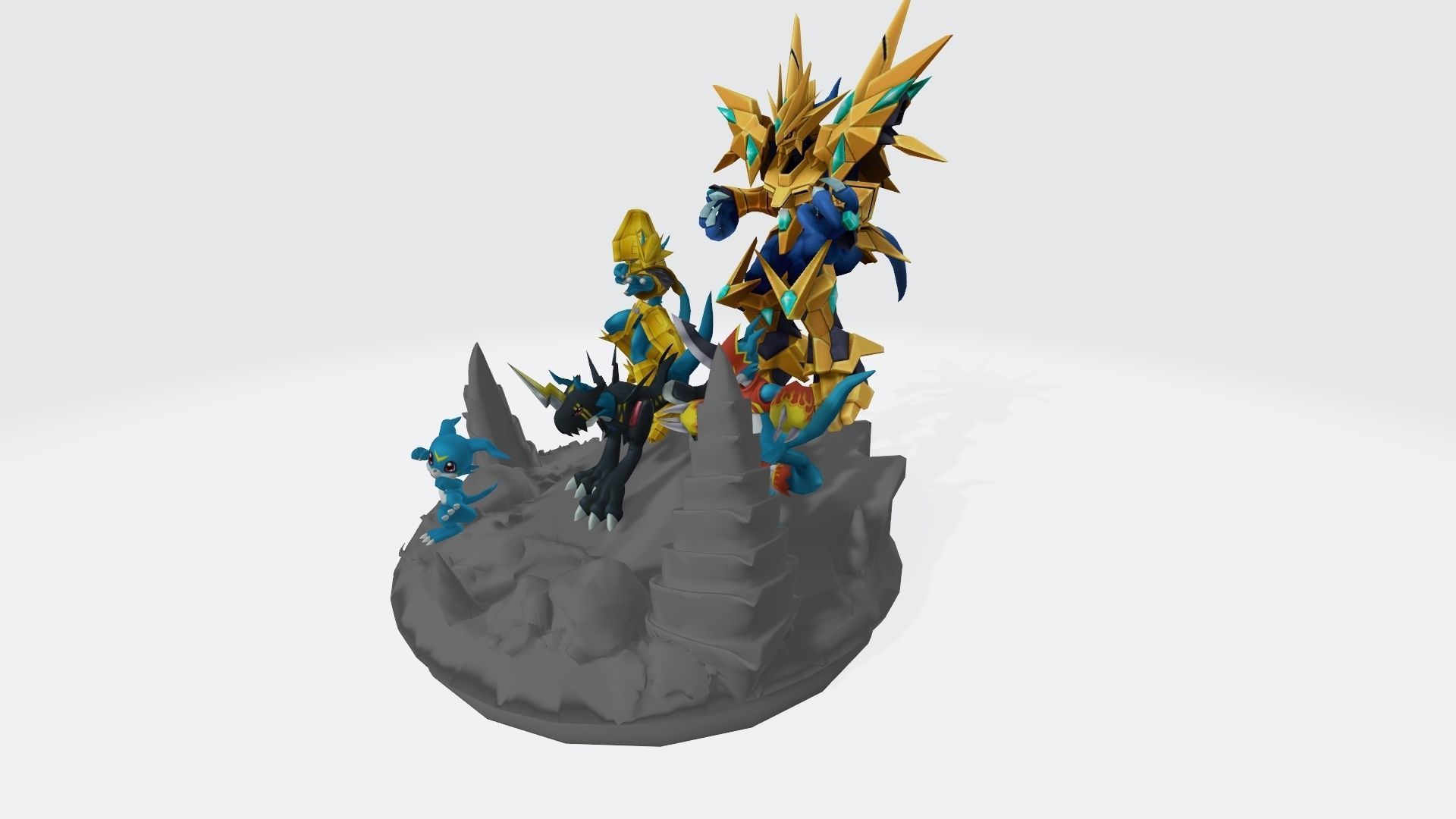 All V MON 3D print model_2