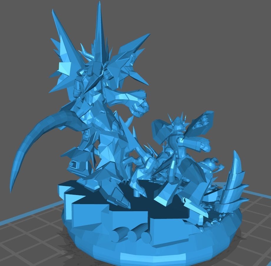 All V MON 3D print model_8
