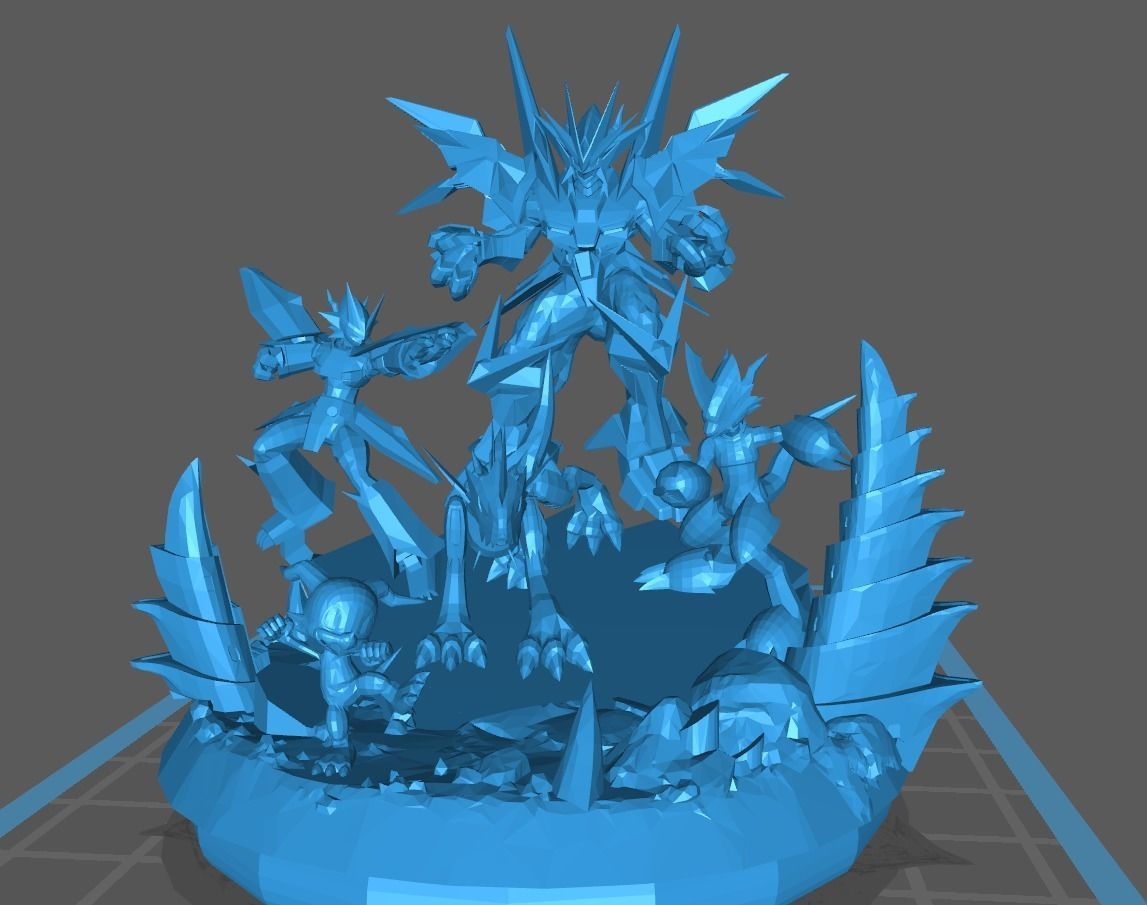 All V MON 3D print model_7