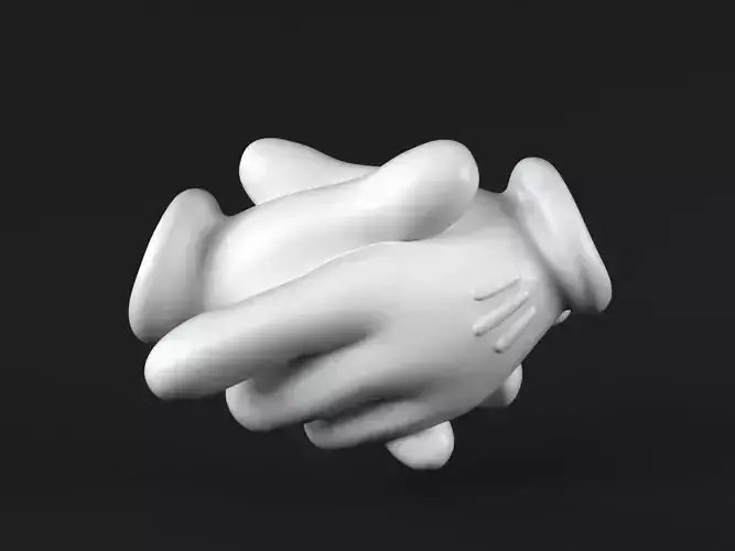 Mickey Hand handshake 2