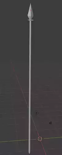 Spear missile with tip