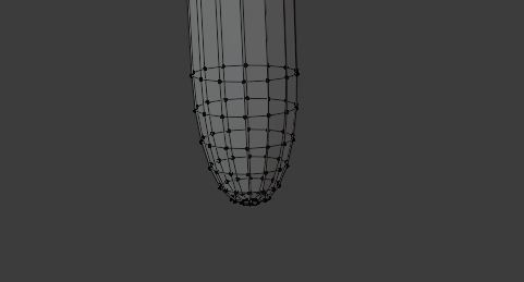 Spear missile with tip Free low-poly 3D model_4